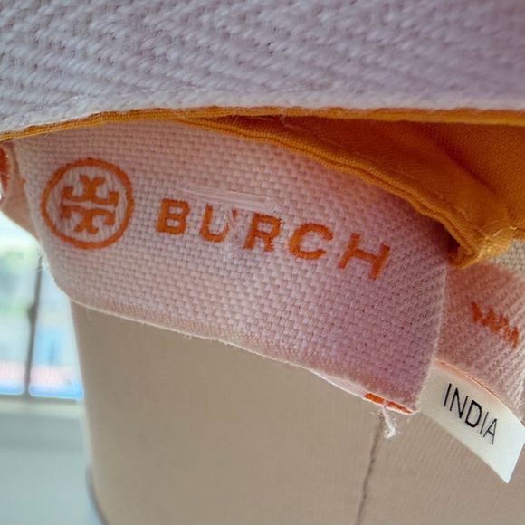 Tory Burch Orange and White Maxi Dress - Picture 7 of 7